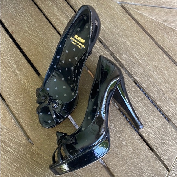 Moschino Shoes - Moschino Cheap and Chic Patent Leather Platform 9